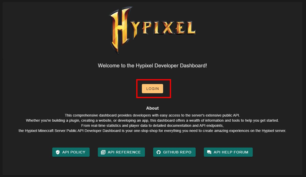 Dashboard Login